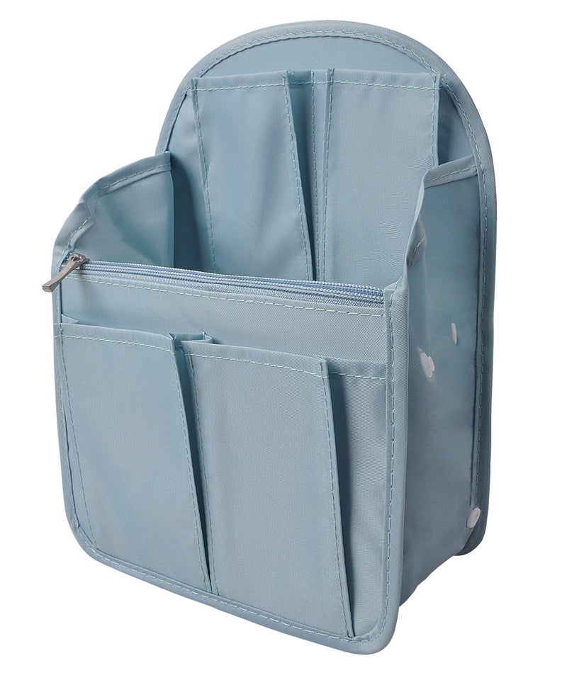 Vercord Backpack Organizer Insert Liner Hanging Travel Bag in Bag with Many Pockets Light Blue Medium - Image 1